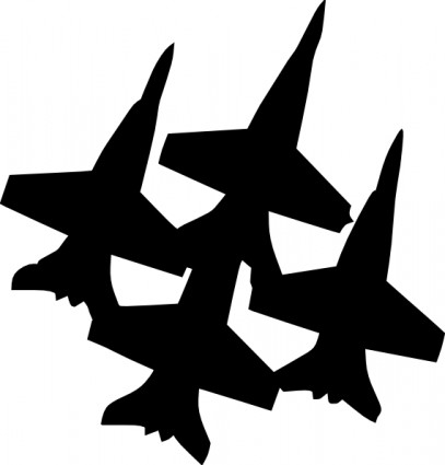 Fighter Jet Plane Clip Art Silhouette - ClipArt Best