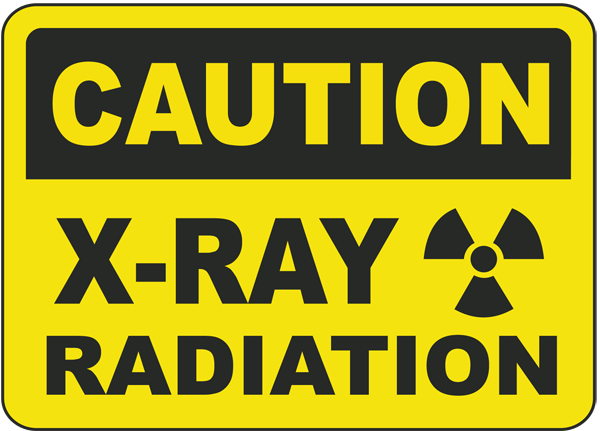 Caution X-Ray Radiation Sign H1393 - by SafetySign.com