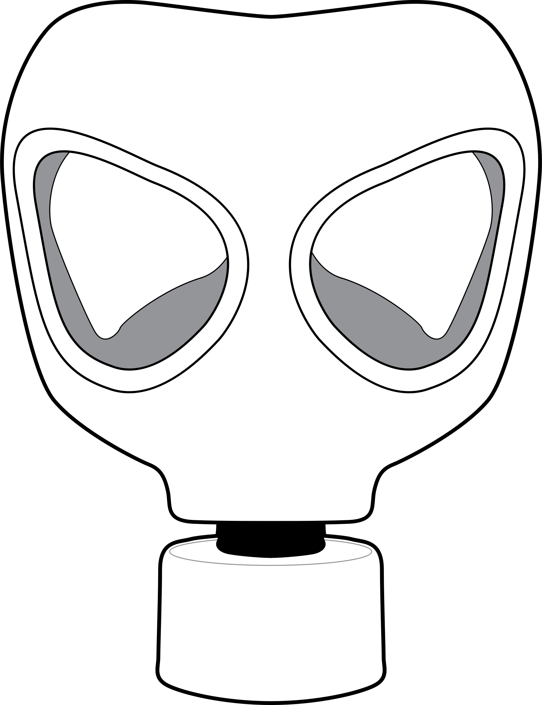 Gas Mask Vector Clipart - Free Public Domain Stock Photo