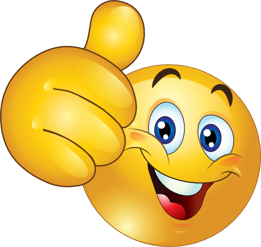 Thumbs up emoji clipart