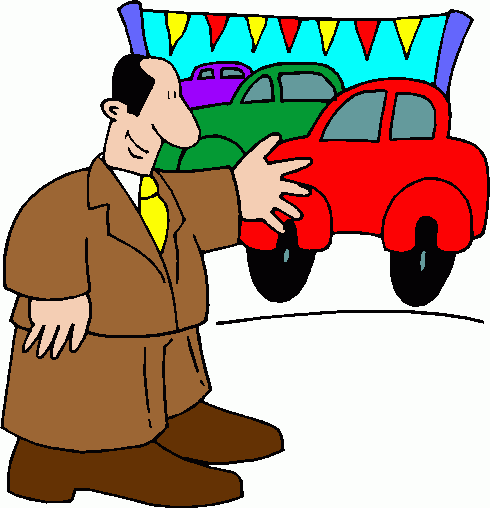 Car Salesman Clipart