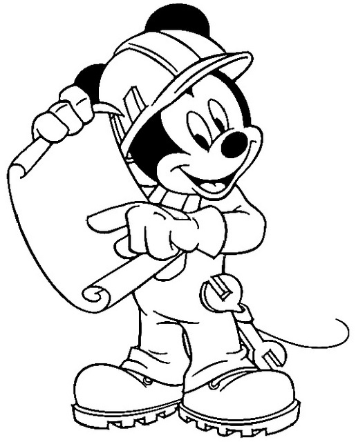mickey mouse construction clipart - photo #7