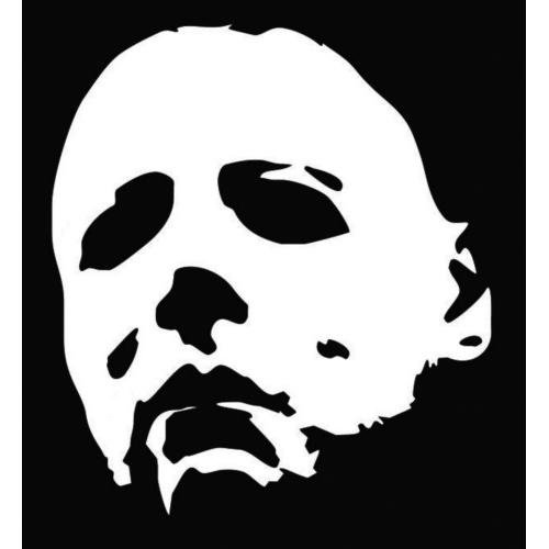 Halloween Michael Meyers Sticker, comic book decals, comic book