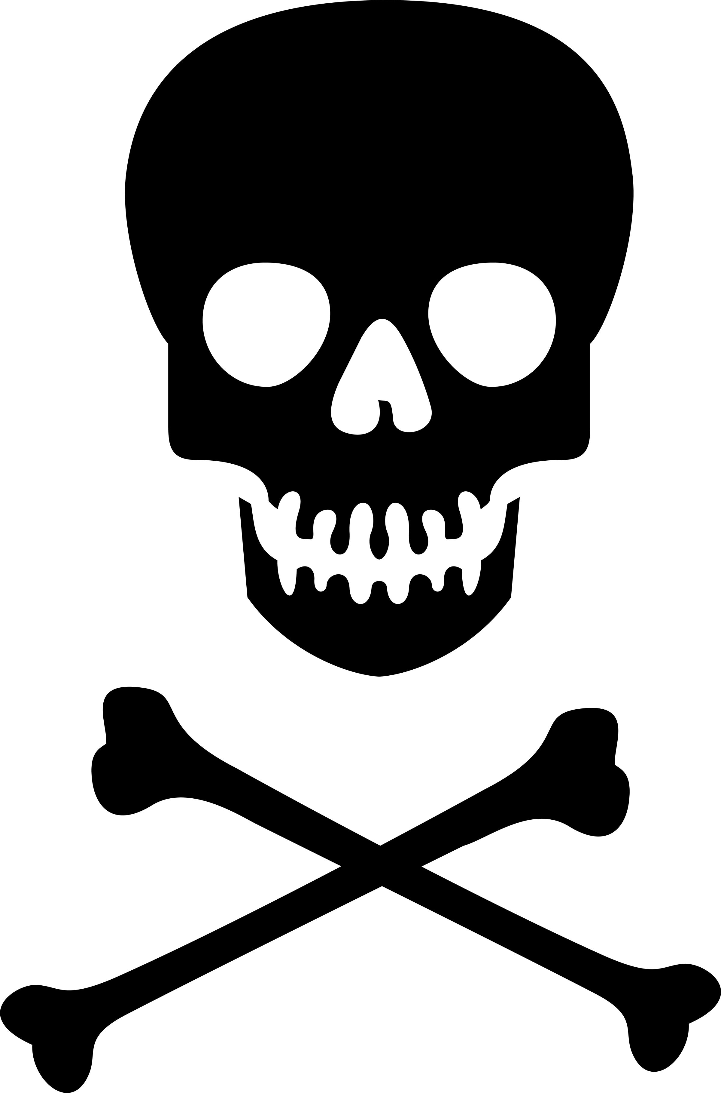 Skull and cross bones - loudlasoo