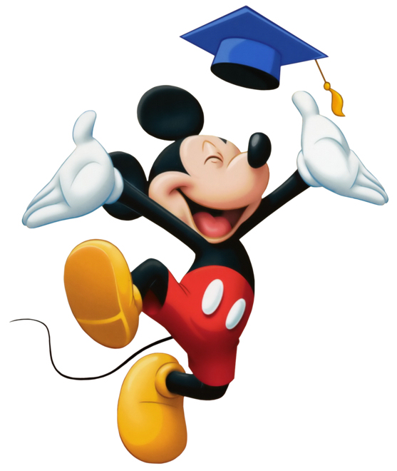 Disney's Mickey Mouse Graduation Clipart --> Disney-