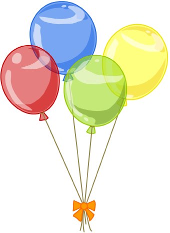 celebrity image gallery: happy birthday balloons clip art