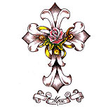 Pictures Of Crosses And Roses - ClipArt Best