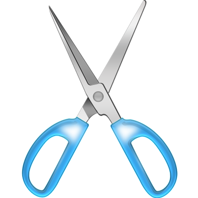 Scissors_f016, Scissors, Scissor, Cut, Cutting, Blue, Icon ...