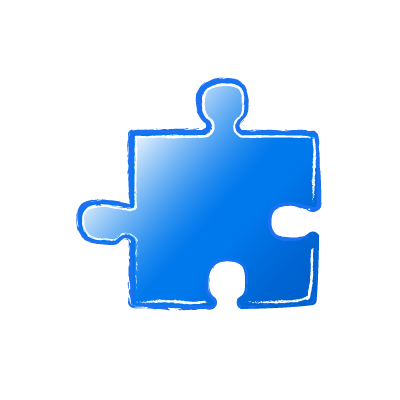 puzzle_15, blue, puzzle, icon, 256x256 | designdownloader.
