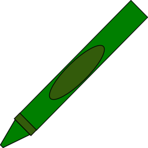 Totetude Green Crayon clip art - vector clip art online, royalty ...