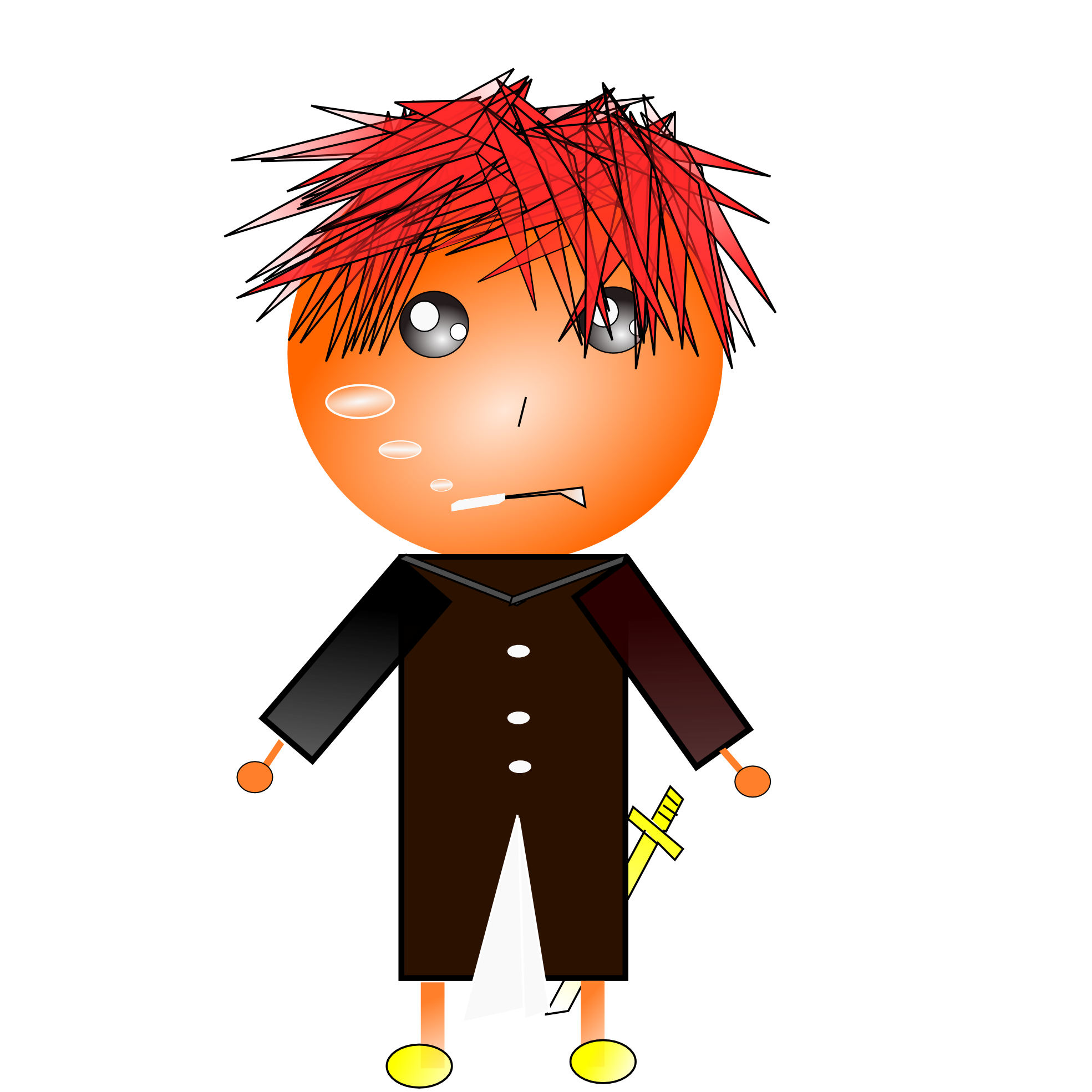 Clip Art: Anime Character 53 Redonkulous ...