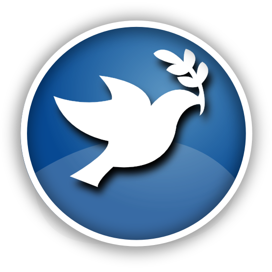 peace dove icon peace earth SVG