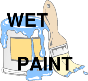 907 views Wet Paint 2 clip art - vector clip art online, royalty free ...