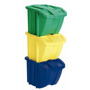 Suncast Recycle Bin Set (3-Piece)-BH183K at The Home Depot