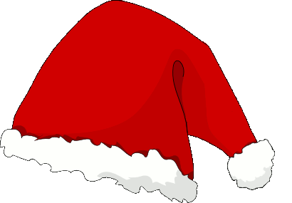 Red santa hat clipart