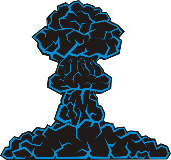Atomic Mushroom Cloud Clipart