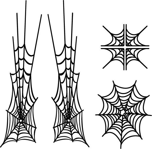 Spider Web Stencil - ClipArt Best