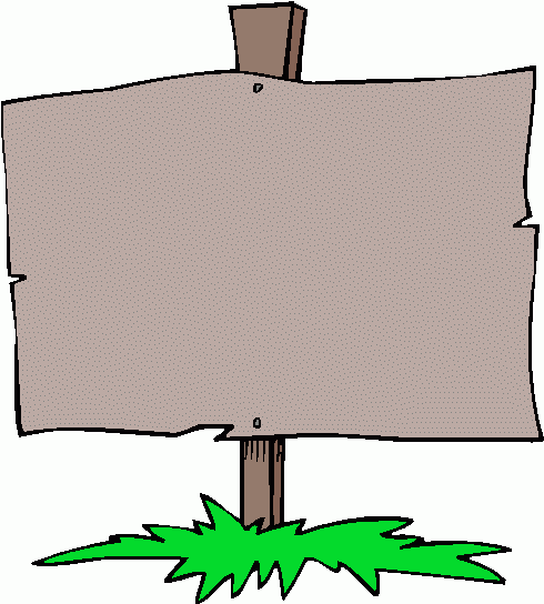 Free Blank Signs Clipart
