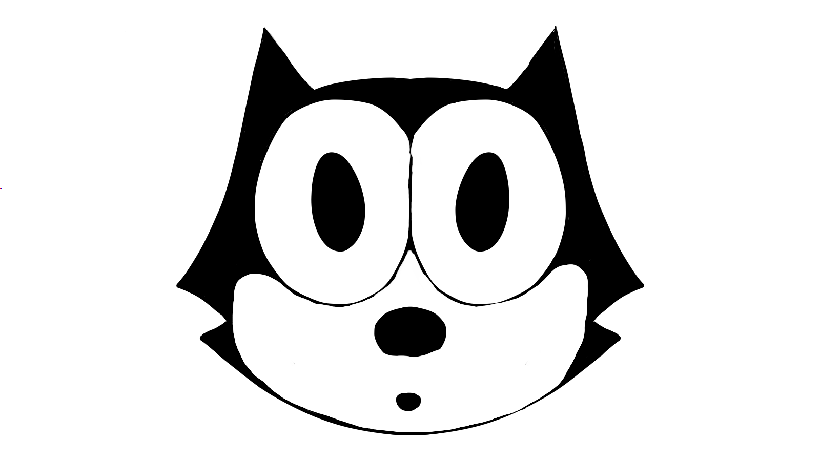 draw the face of FELIX THE CAT - Draw Wars