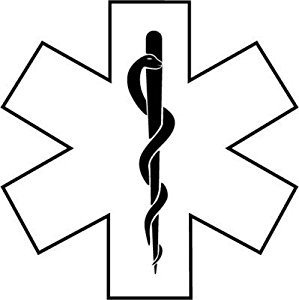 Amazon.com: Medic EMT EMS Symbol Decal Vinyl Window Sticker in ...