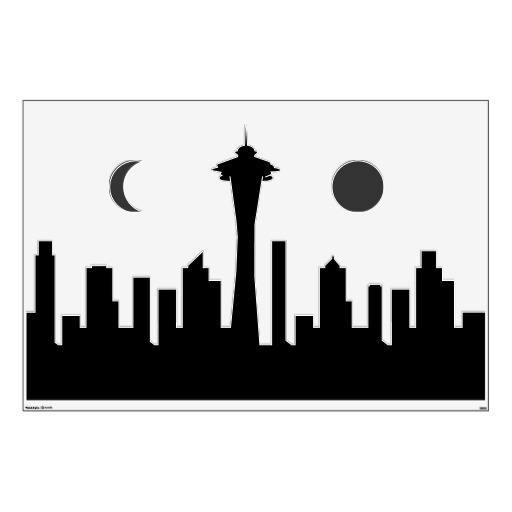 Seattle Skyline Silhouette - ClipArt Best