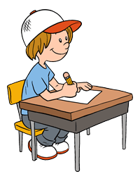 Working At Desk Clipart
