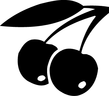 582 views Cherry Clipart Black And White