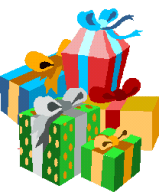 Stack Of Birthday Presents Clipart