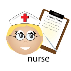 Animated nurse clip art