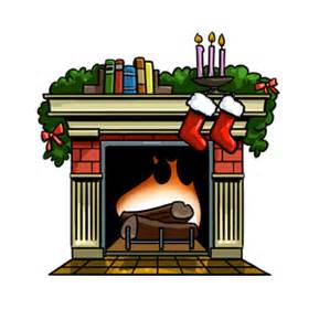 Christmas Fireplace Clip Art Borders - Viaggi