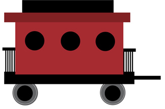 Caboose Clipart craft projects, Transportations Clipart - Clipartoons