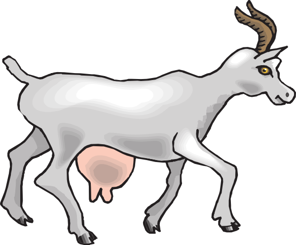 Side View Goat Clip Art - vector clip art online ...