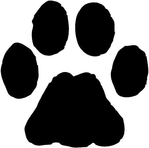 Printable Dog Paw Print Stencil - ClipArt Best