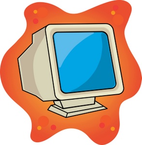Computer Clipart Image - Desktop Computer