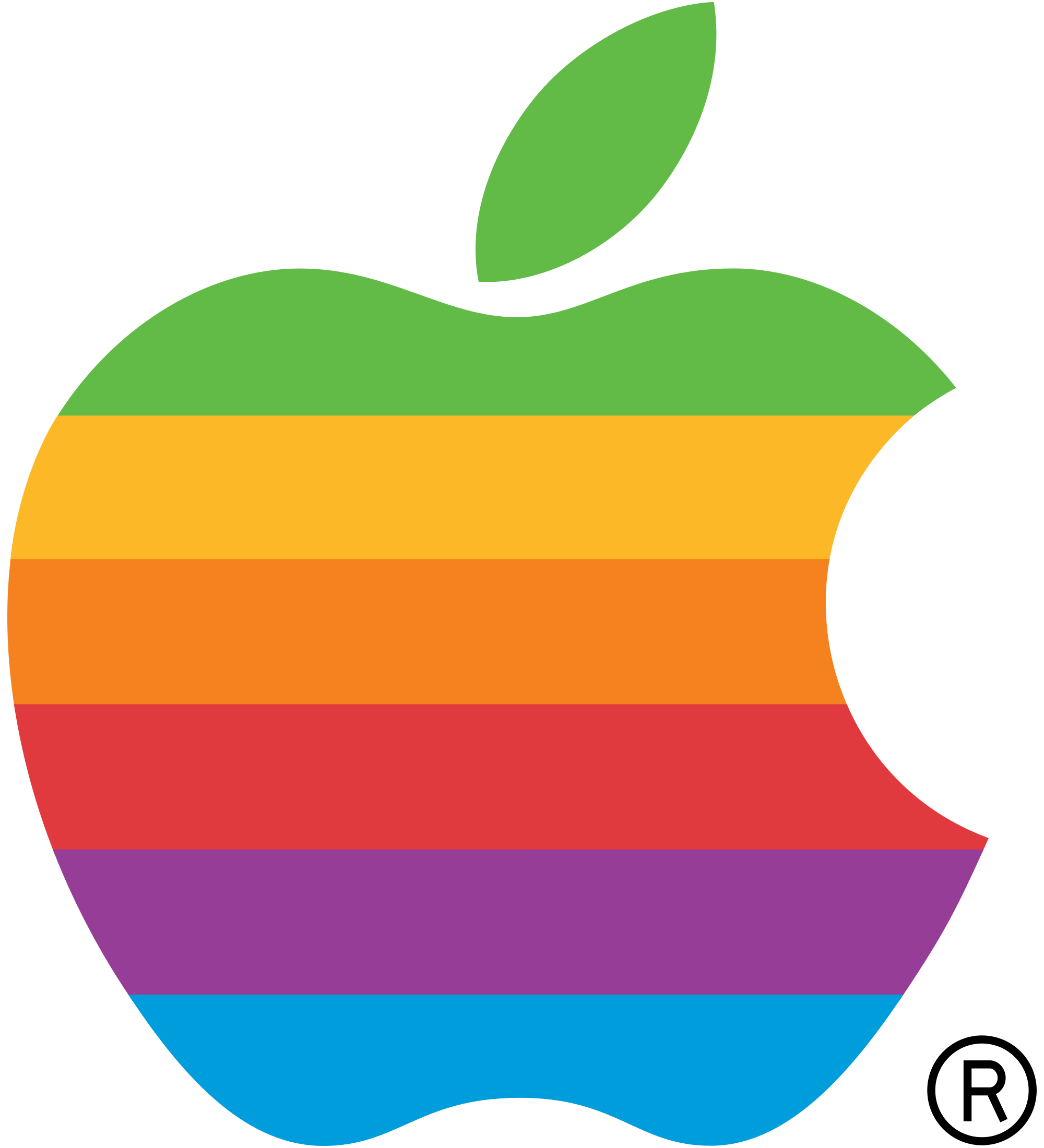 File:Apple Computer Logo rainbow.svg