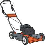 Free lawn mower clipart