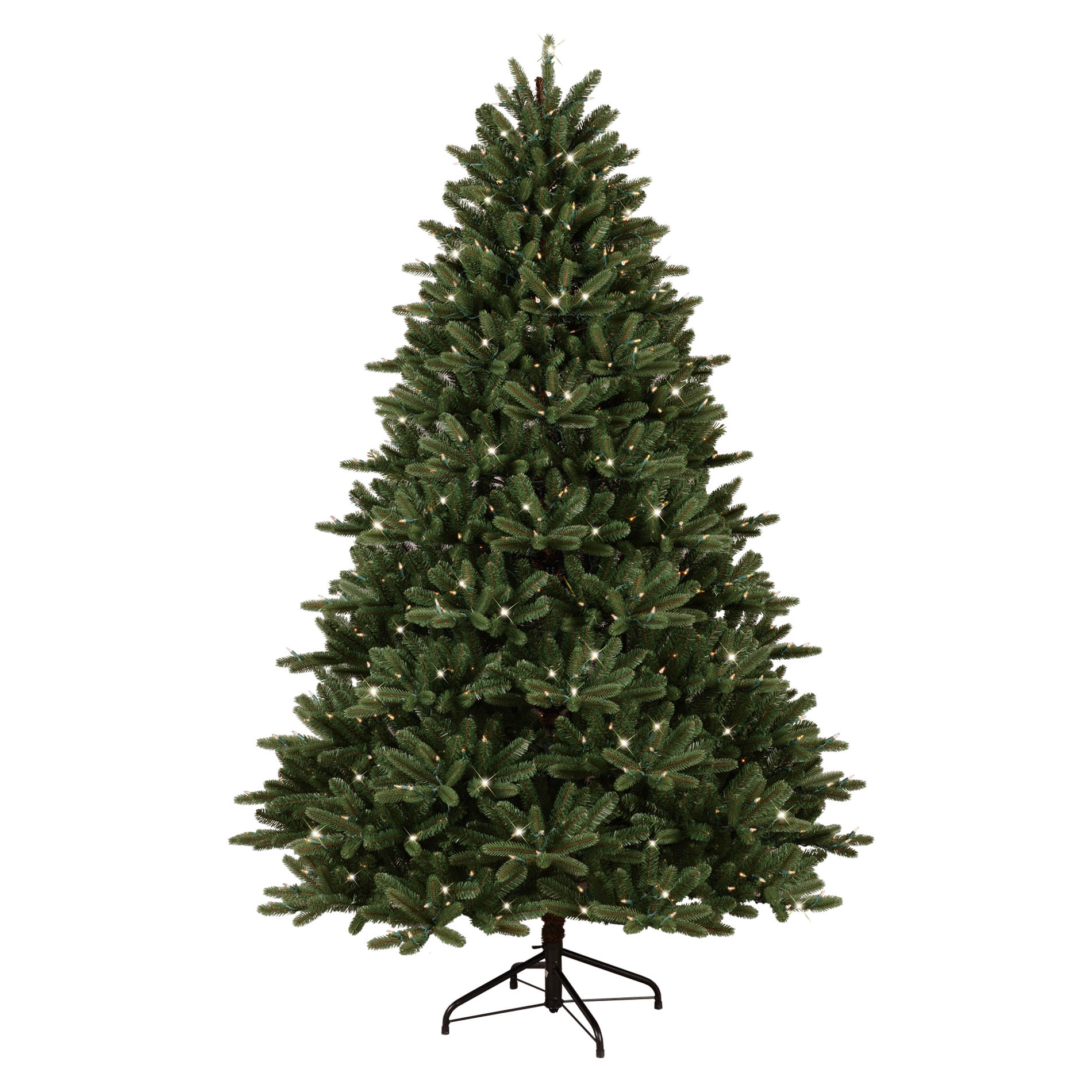 7.5' Pre-Lit Just Cut Medium Frasier Fir Tree—Sears