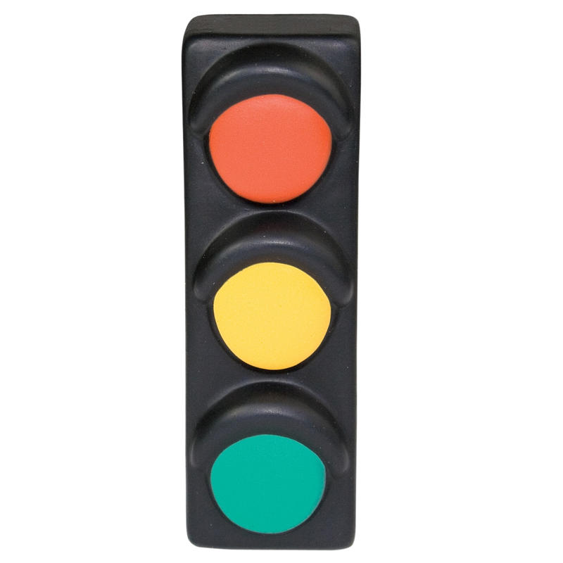 Squeeze Yellow Traffic Light Stress Balls - Custom Printed | Save ...