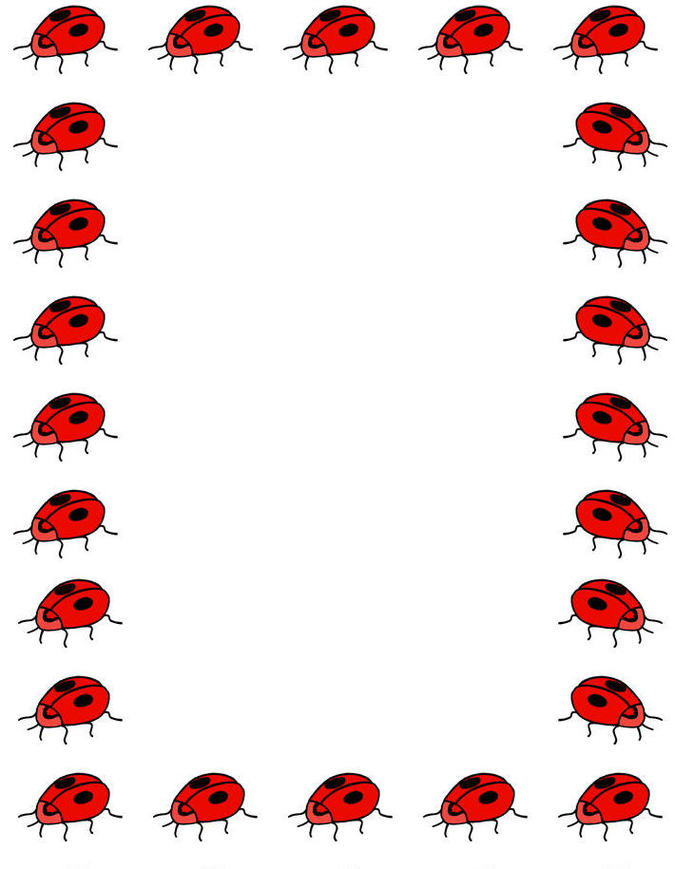 Ladybug Border Clip Art Clipart - Free to use Clip Art Resource