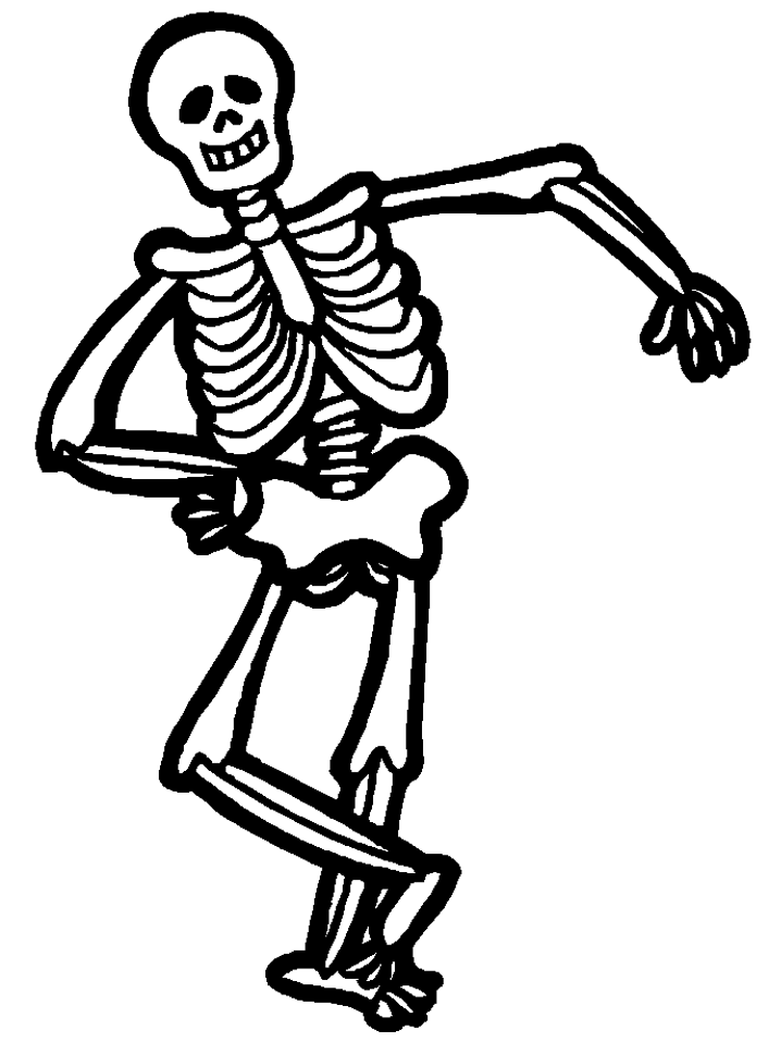 Printable Skeleton Template Cut Out Clipart Best