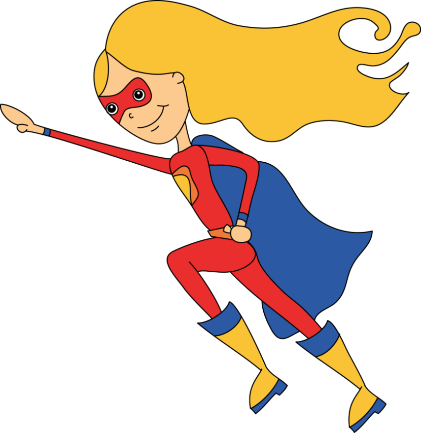 Microsoft female super heroes clipart