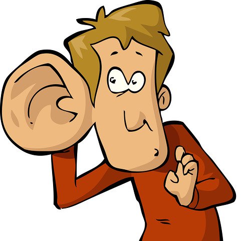 Cartoon big ear clipart