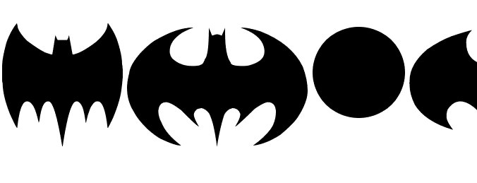 Batman Evolution Logo font | Pictures and Dingbats | QFonts - Free ...