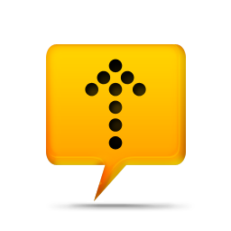 Dotted North Arrow Icon #009940 Â» Icons Etc
