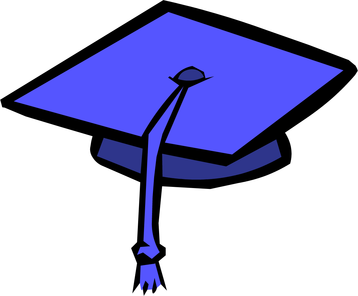 blue graduation cap clip art free - photo #31