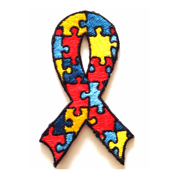 Silver Autism Puzzle Shaped Pin - Autism Awareness Shop