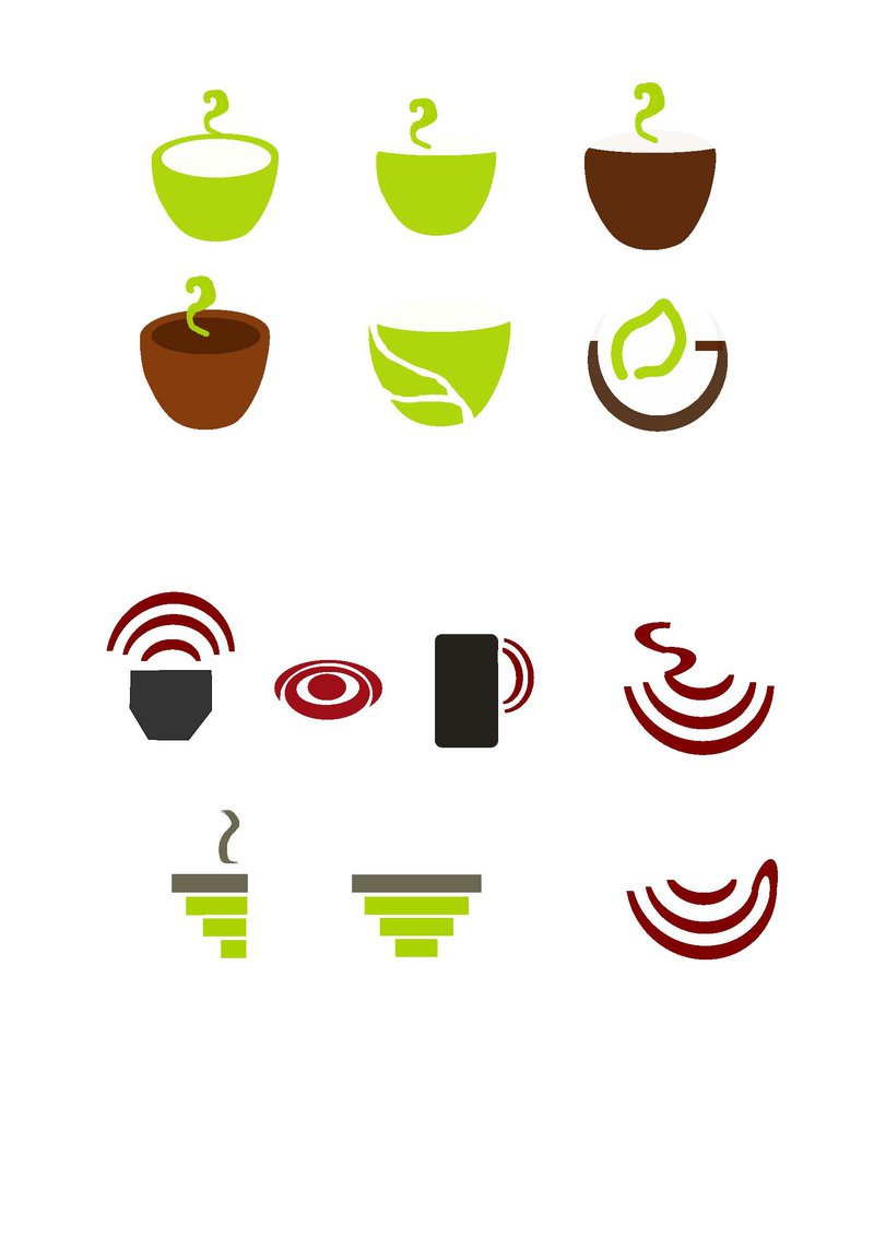 Cafe2 - eco cafe and wifi cafe logo ideas by wedonotexist on ...