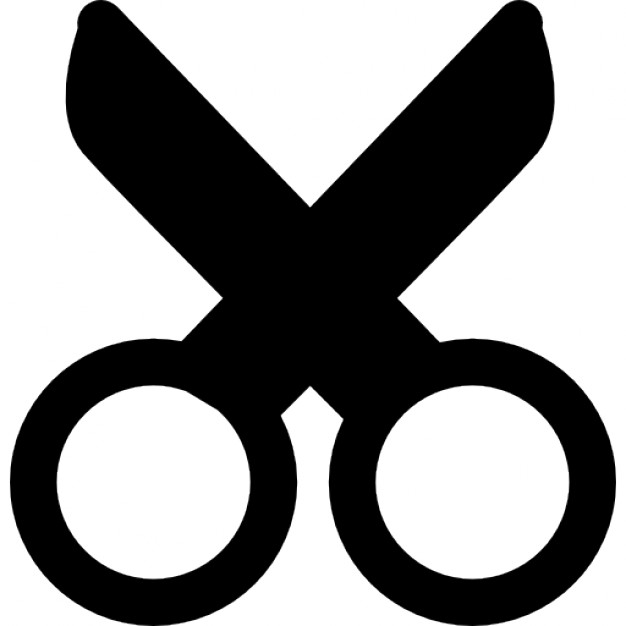 Scissors tool outline, IOS 7 interface symbol Icons | Free Download