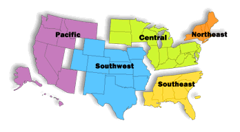 Free U.s.a. Map By Region - ClipArt Best