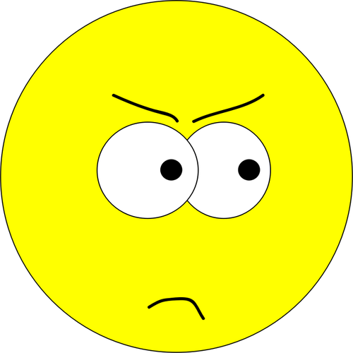 Really angry emoji | Public domain vectors